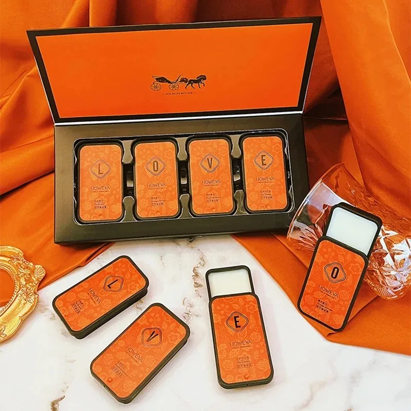 Solid Perfume Set 4 Piece Flor - đánh giá và giá Home Fragrance Gift